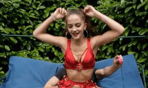French Babe Fucked In The Garden