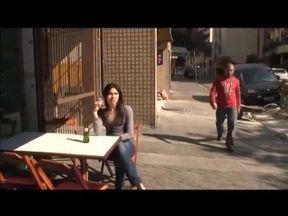 Hot brunette enjoy giving a blowy and then hardcore fucking