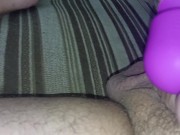 Cum without hands - Cum from a vibrator without hands