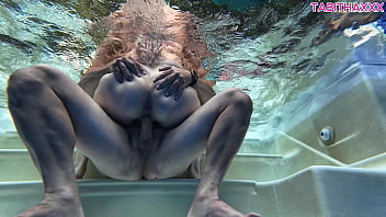 POOL SEX with your best friend&#039_s HOT Step-MOM 4K - TabithaXXX - JordanROCKSXXX