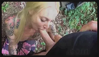 Blonde Car Sex: Hardcore Cumshot in the Driver's Seat