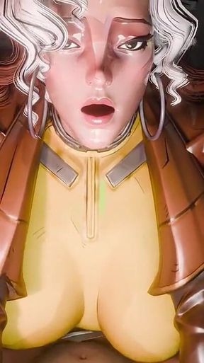 Rogue Cowgirl Pussy Fuck Marvel Rivals POV 3D Rule34