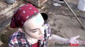 ”DADCRUSH Gorgeous Tali Dova ravaged & fed with stepdads cum”