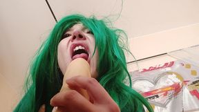 my client is really demanding. she wants to see me naked and urges me to say forbidden things