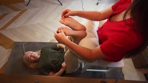 Pretty Khaleesi And Weronika - Legs Up And Laugh