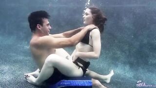 Molly Jane being jerked off Underwater