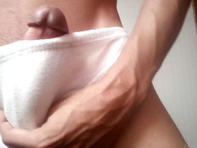 masturbating with my underwear on