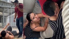 Accident to My Neighbor and I Inject Her with My Dick!