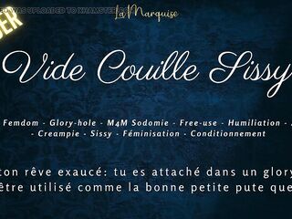 Sissy Cum-dumpster - French audio porn free use sissy