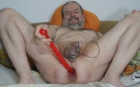 Mega Extreme! Dildo, Sounding, Estim, Balls, Bottles, Deep Insertion, Cumshot!