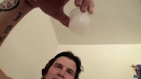 Cum Pumping Contest with Straight Thugs