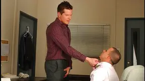 Rough office sex with Nikko Alexander and Parker London
