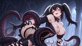 the thousand tentaculos monster and gothic girls full – dark hentai fantasy