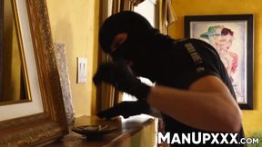 Damien Stone punished and creampied handsome thief Johnny Hill