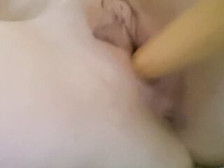 SMASH MYSELF MASTURBATION - WITH A POLE!! - Cut for censorship