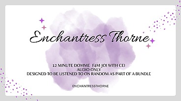 F4M FemDom JOI CEI 4