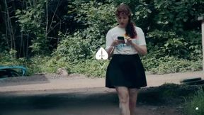 In this shibari / kinbaku scene calle Gotcha, Saara Rei enters an abandoned factory while playing Pokemon Go!-unaware of what waits for her inside the building. Margout Darko traps her and ties her t…