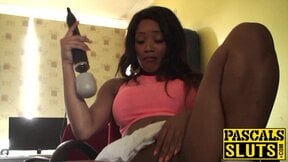 Wicked sub babe gets her face covered in spit and fucks hard