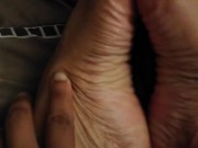 Foot tease