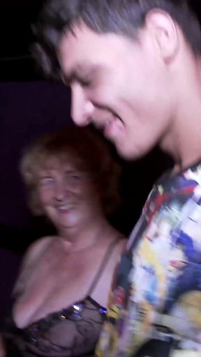 Big cock surprise for 79 years old grandma