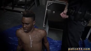 Black muscle cop gay Leads to a Hard Arrest