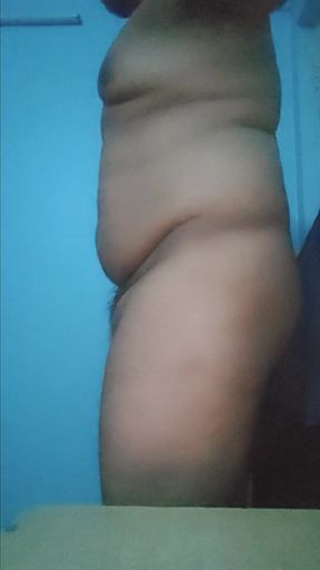 Chubby Indian Sissy Slut Twerks Naked Standing: Massive Ass &amp; Jiggly Boobs for Alpha Cocks! Beg to Breed Me! #SissyWhore #FatAss