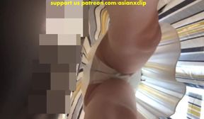 Japanese teen's playful innocence turns into seductive upskirt magic