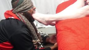 foot slave training before bed