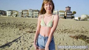 ”Teen brunette Leila Cove slobbers over daddy Charles Deras dick”