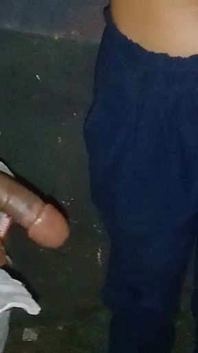 Fingering, Kissing Behind the Truck with Divya -blowjob Series