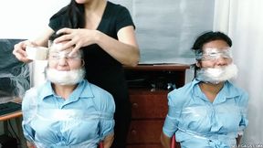 Tape Selling Latina s Monstrously Wrap Gagged By A Ruthless MILF!