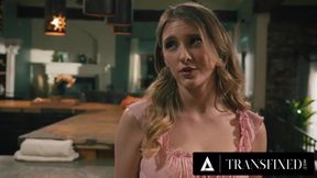 Petite Melody Marks Gets Fucked Hard Creampie By Her Trans Neighbor Gray Perrier