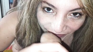 Rubia milf milks him for 3 days straight choke full of hot cream on day 3