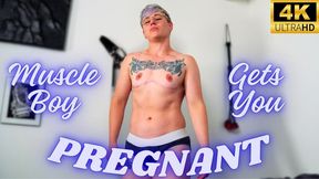 Romantic Dominant Partner Impregnates You - Jaq Quicksilver fills you with cum and makes you pregnant - soft dom, mpreg, impregnation fantasy, roleplay, muscles, eye contact - 4k mp4