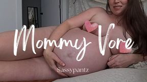 Mommy Vore - A vore roleplay scene featuring Pregnant Belly, Belly Fetish, Belly Slapping & Vore POV ft MILF Sassypantz