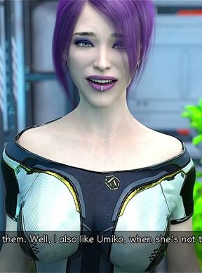 Stranded in Space - Meeting a Shy Emo Girl