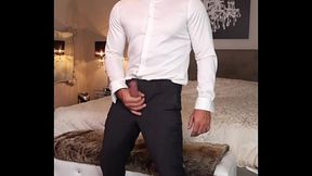 Classy Dressed And Jerking Off For You