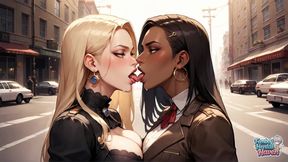 A Sultry City Street Is Packed with a Diesel-powered Transvestite and a Porno Queen Who Takes on the Hottest XXX Slut!