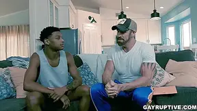 Interracial Ass Fucking With Old Guy Coach - Dallas Steele