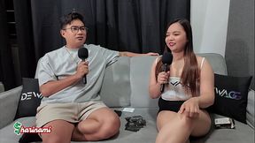 Kinky podcast hosts act out listener questions