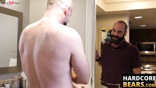 HardcoreBears.com - Hairy bear shoves his fat cock up his lover's nasty ass vigorousl