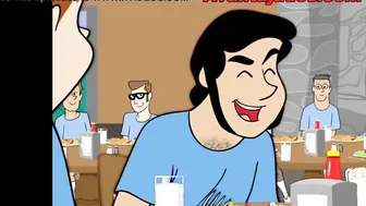 Gay Hentai Camp Orgy with College Boys