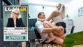 LOAN4K  Blonde whore is having a rough anal fuck for a loan