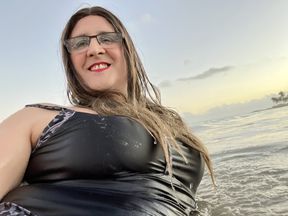 Sissy on the beach