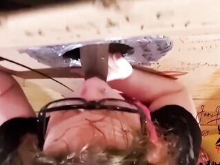 Hawt Jewish mother I'd like to fuck Lacey Likes Sexy Gloryhole Schlong On Her Face