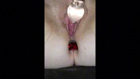 dildo fucking my pussy