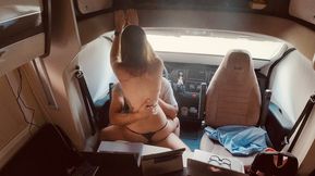Anal Riding at the Camping - Real Amateur Couple - BIG ORGASM