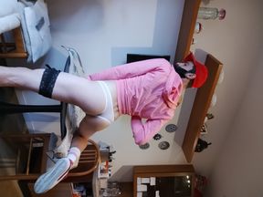 Cameo Toys her Bussy in the kitchen.