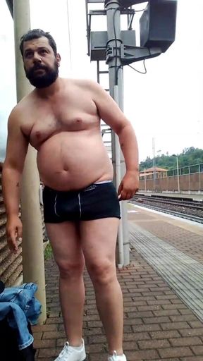 Nude at the Station