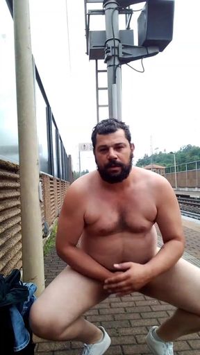 Nude at the Station
